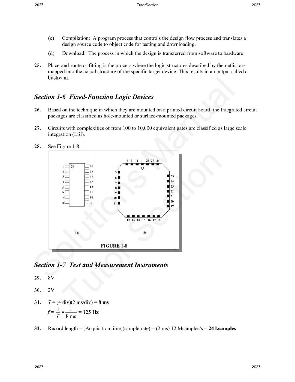 Preview page 6 of Digital Fundamentals (Global Edition) 11th Edition By Thomas L. Floyd | Solutions Manual