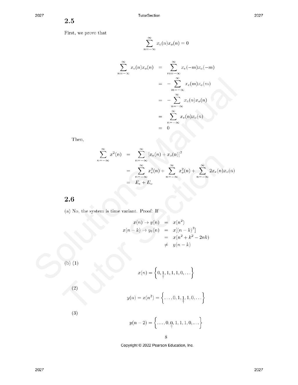 Preview page 9 of Digital Signal Processing Principles, Algorithms and Applications 5th Edition By John Proakis, Dimitris Manolakis | Solu