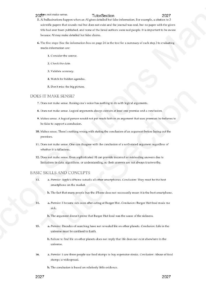 Preview page 6 of Using & Understanding Mathematics A Quantitative Reasoning Approach 9th Edition By Jeffrey Bennett, William Briggs | Ins
