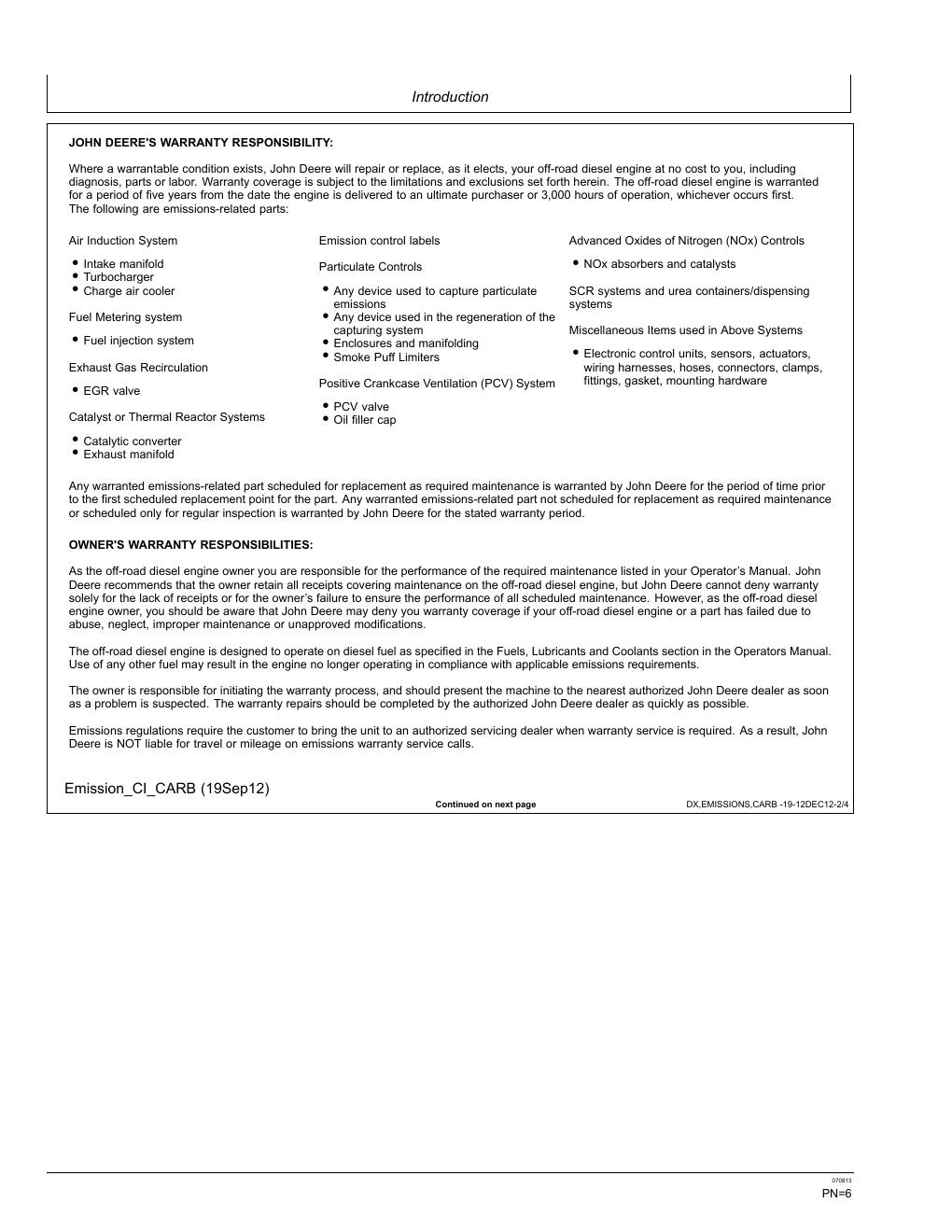Preview page 6 of Case 650H, 750H, 850H Crawler Dozer Bulldozer Operator Manual