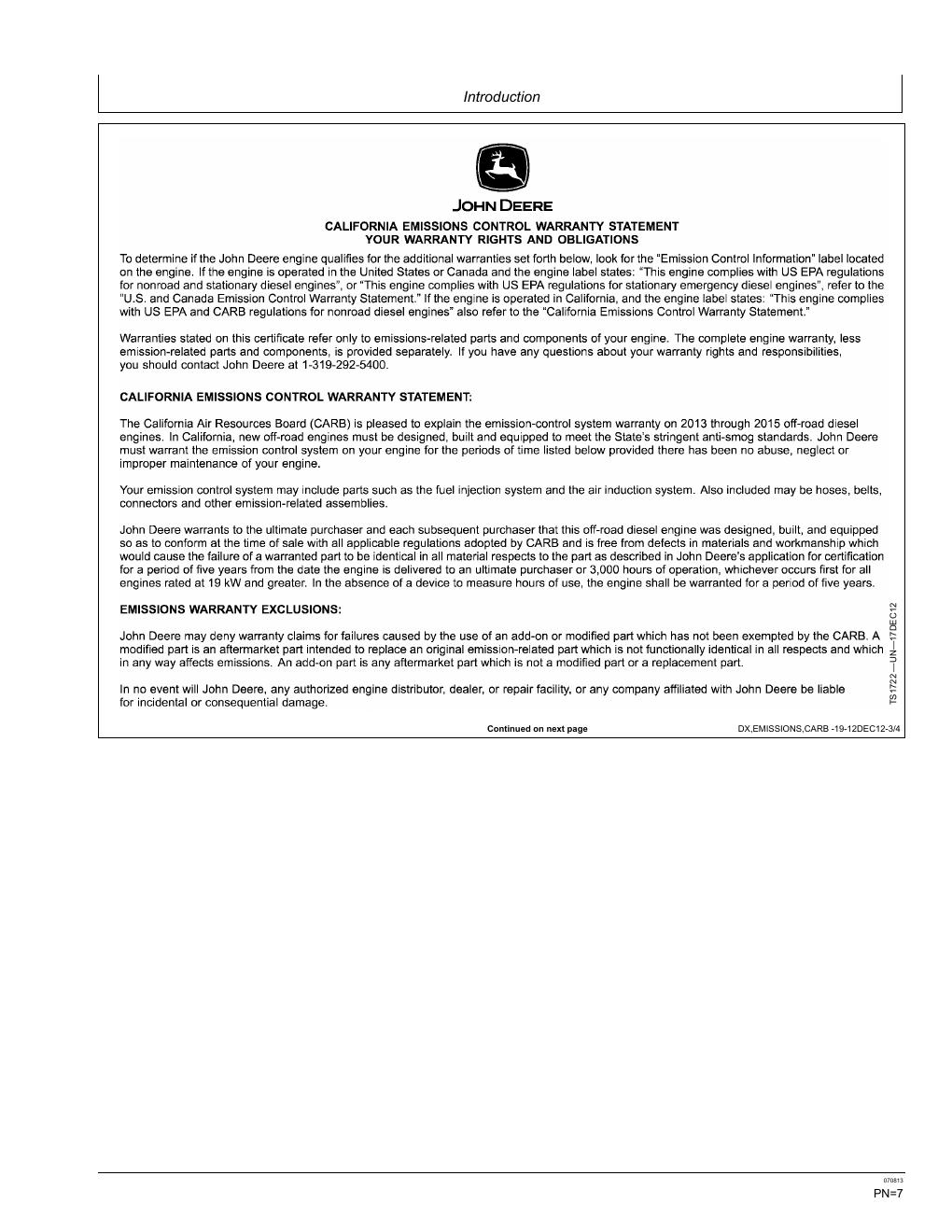 Preview page 7 of Case 650H, 750H, 850H Crawler Dozer Bulldozer Operator Manual