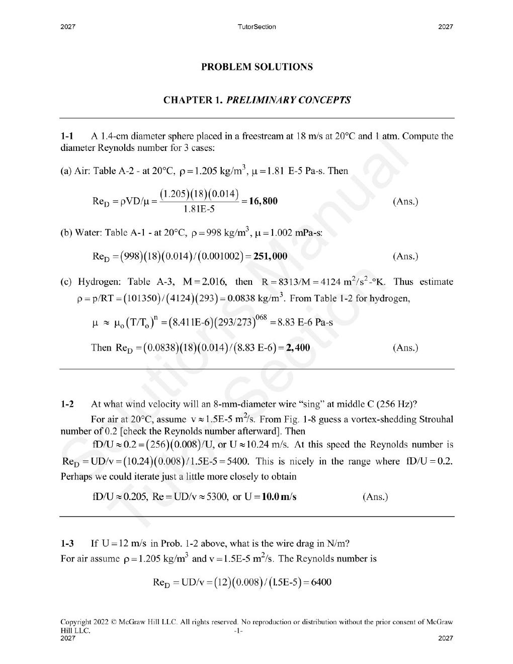 Preview page 2 of Viscous Fluid Flow 4th Edition By Frank White | Solutions Manual