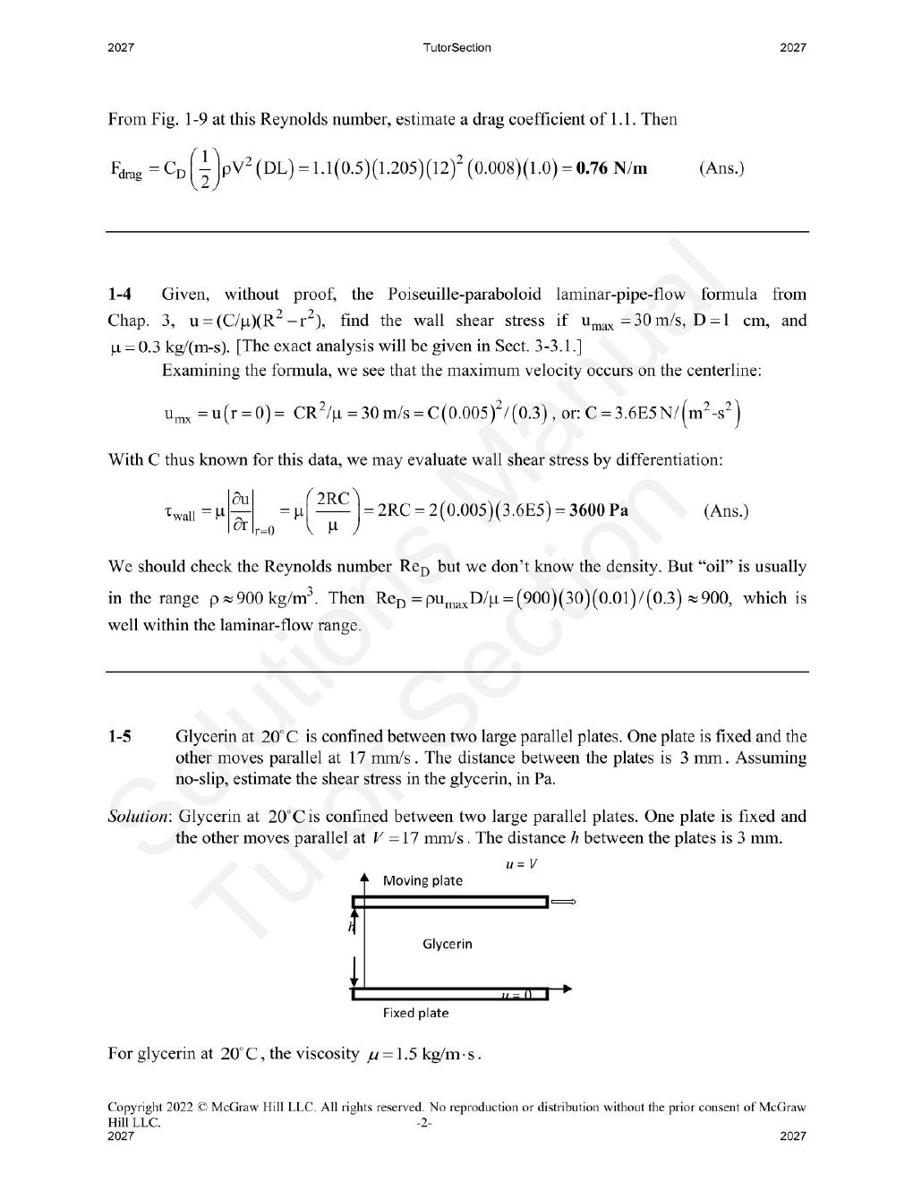 Preview page 3 of Viscous Fluid Flow 4th Edition By Frank White | Solutions Manual