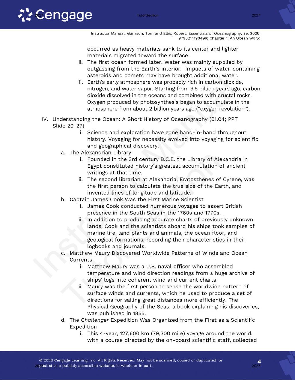 Preview page 5 of Essentials of Oceanography 9th Edition By Tom Garrison, Robert Ellis