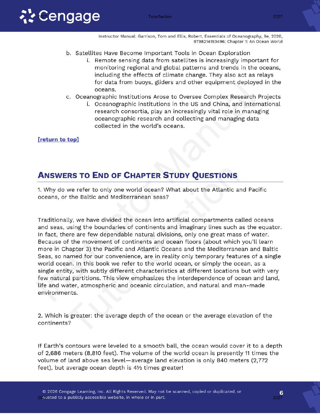 Preview page 7 of Essentials of Oceanography 9th Edition By Tom Garrison, Robert Ellis