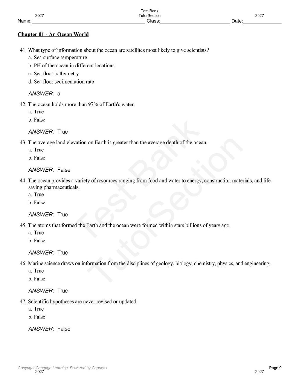 Preview page 10 of Essentials of Oceanography 9th Edition By Tom Garrison, Robert Ellis