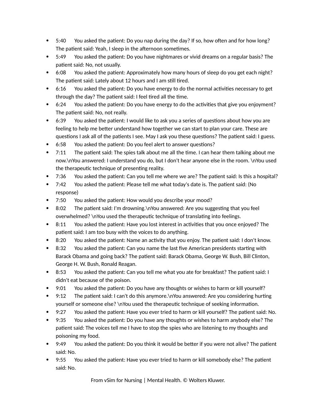 Preview page 3 of Mental Health Case: David Carter, Part 1