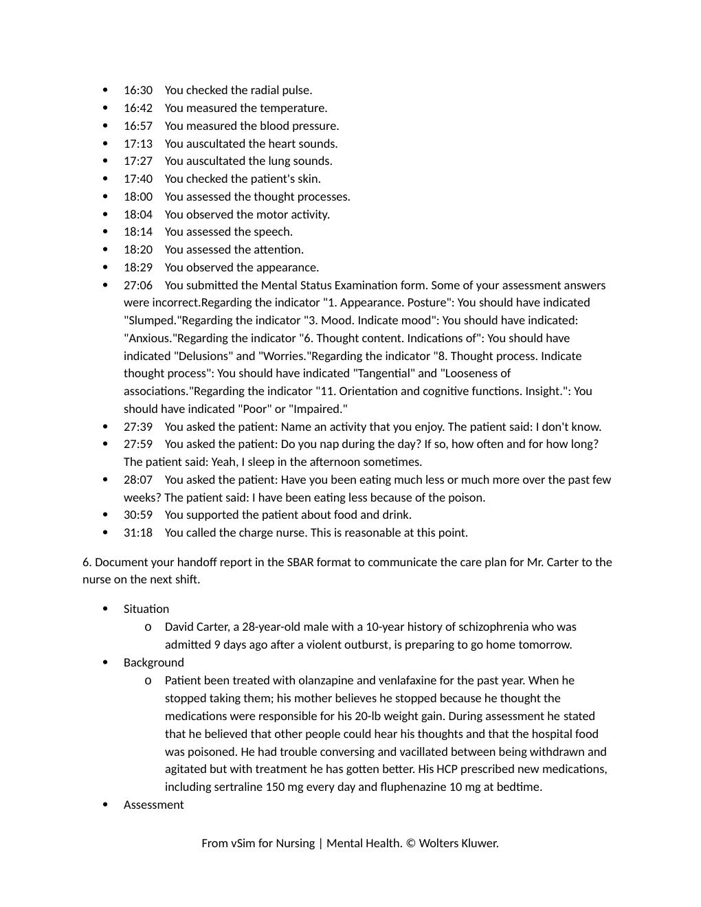 Preview page 5 of Mental Health Case: David Carter, Part 1