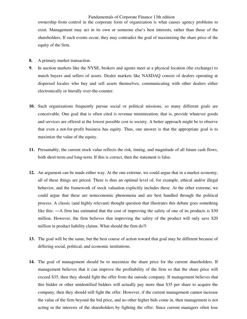 Preview page 3 of INTRODUCTION TO CORPORATE  FINANCE