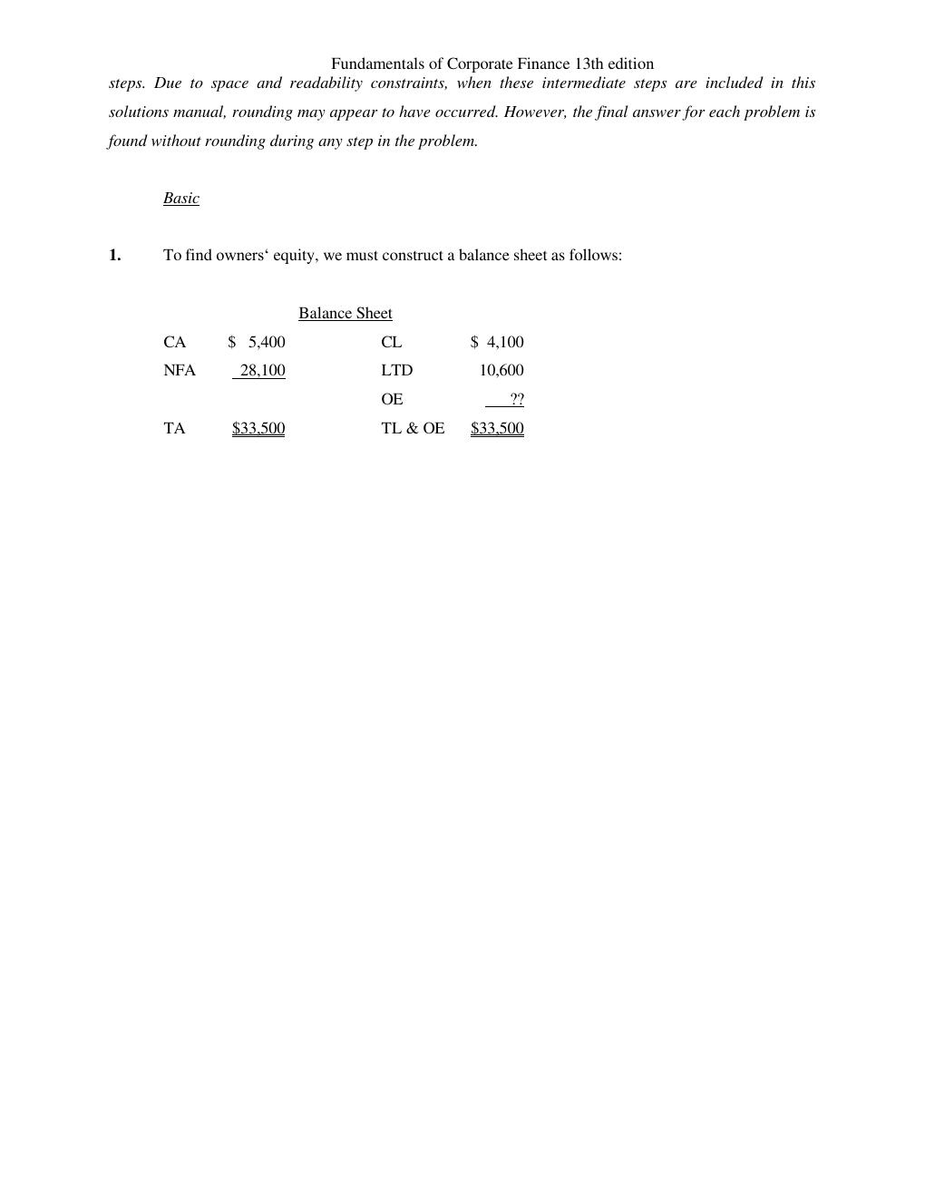 Preview page 7 of INTRODUCTION TO CORPORATE  FINANCE