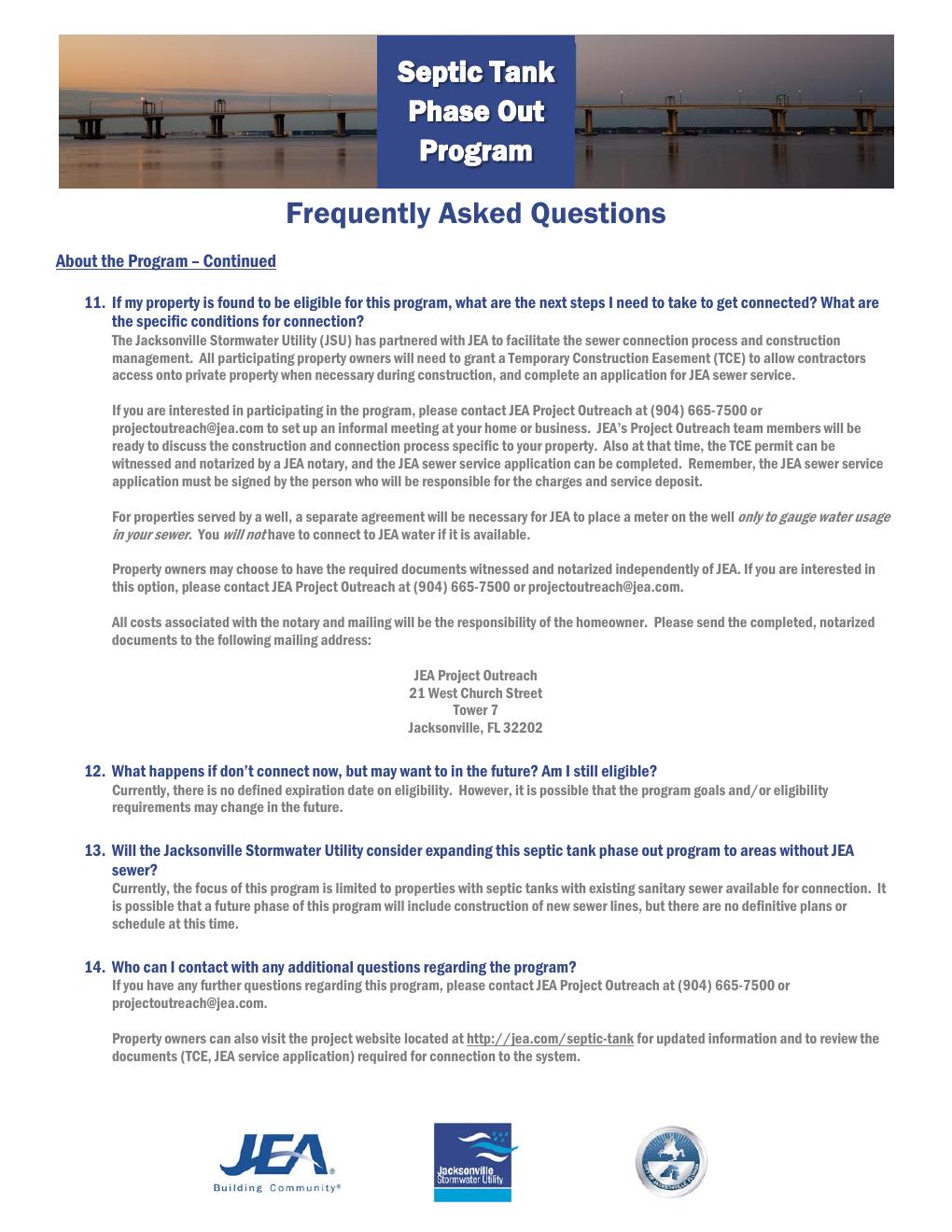 Preview page 3 of Septic Tank Phase Out Programme Frequently Asked Questions