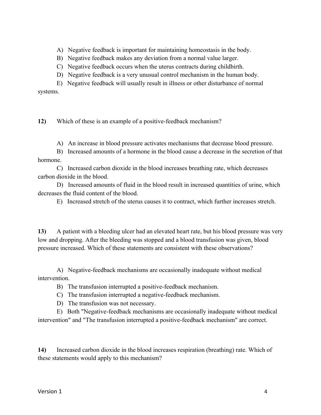 Preview page 5 of ANATOMY AND PHYSIOLOGY TEST BANK