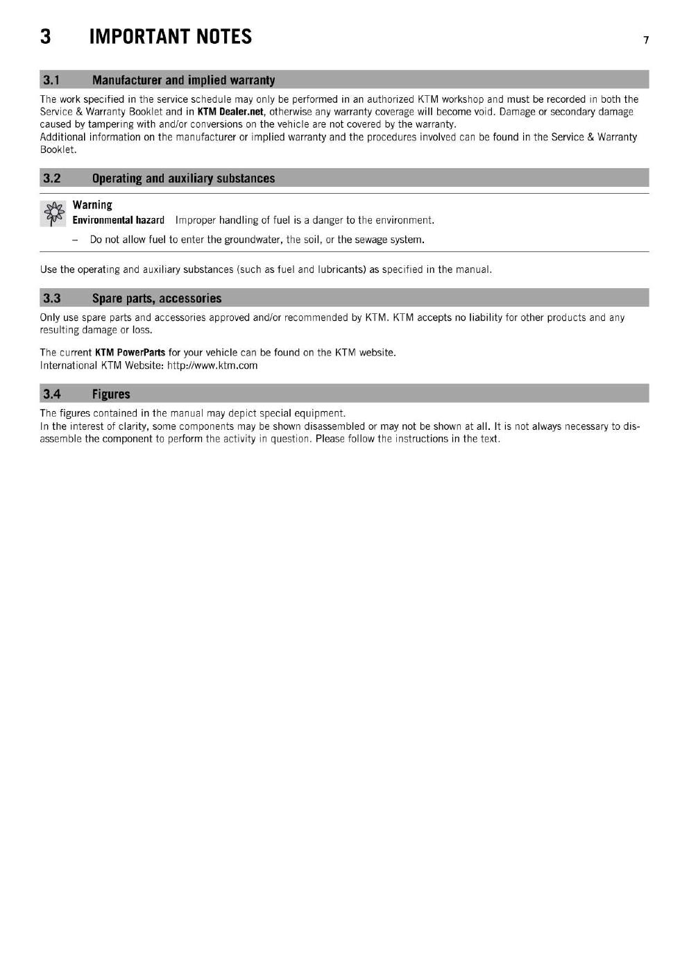 Preview page 9 of KTM 2015 - RC 390 - Service Workshop Repair Manual