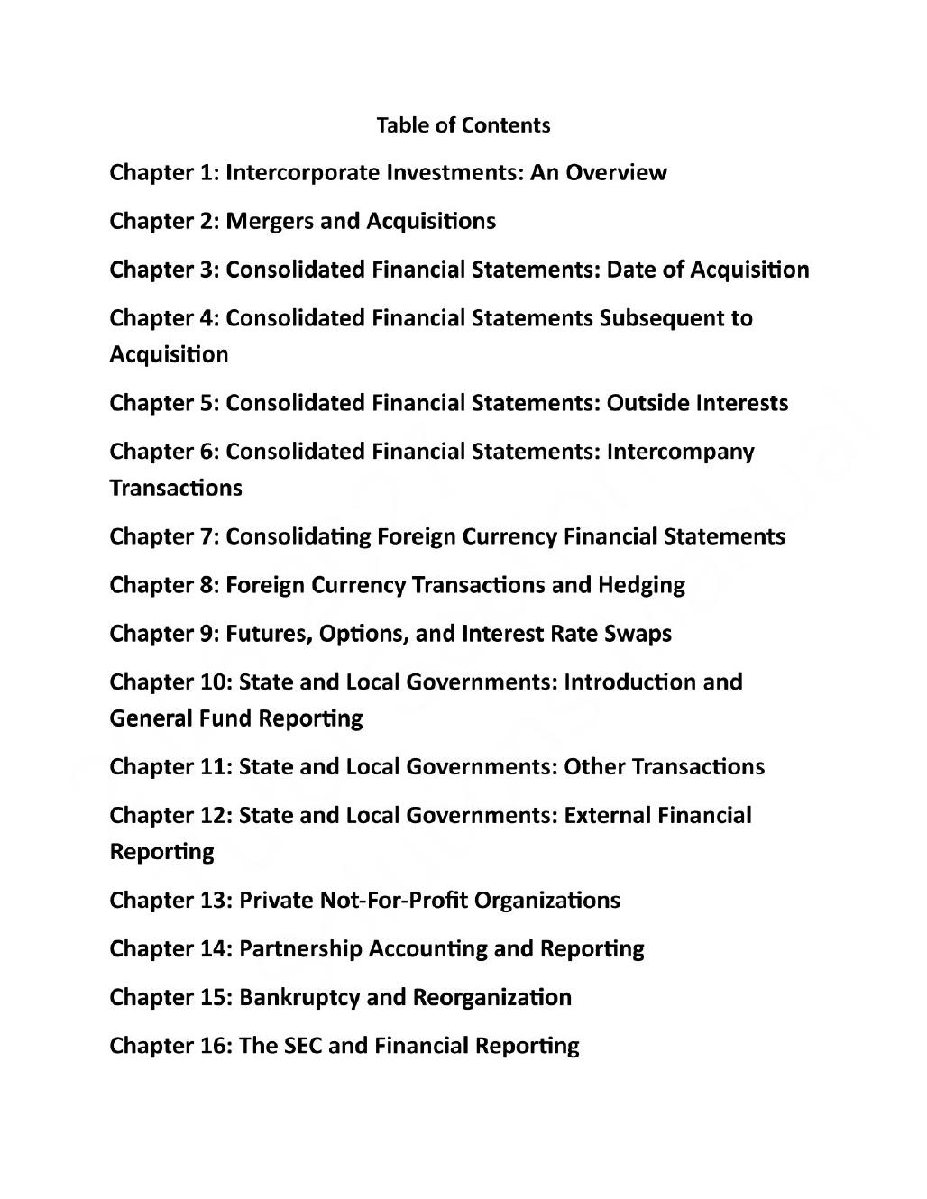 Preview page 2 of Advanced Accounting 6th Edition By Susan S. Hamlen | Test Bank