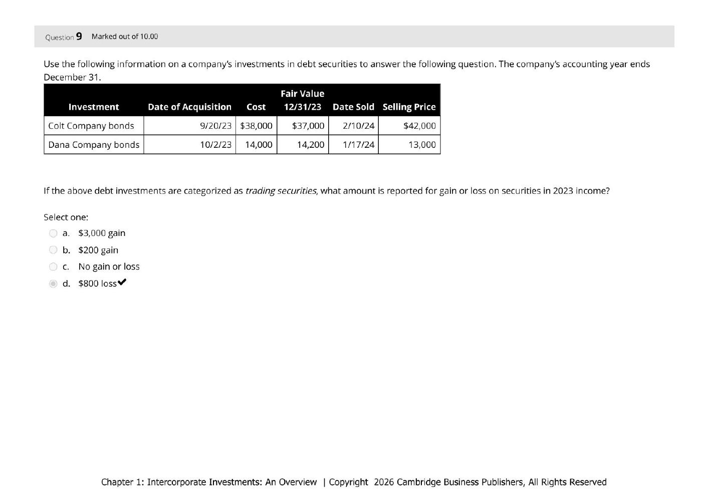 Preview page 9 of Advanced Accounting 6th Edition By Susan S. Hamlen | Test Bank