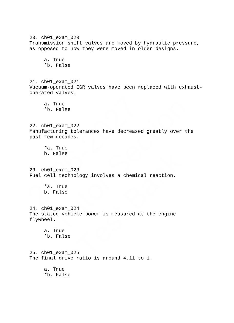 Preview page 6 of Auto Engine Performance and Drivability 5th Edition By Chris Johanson | Test Bank