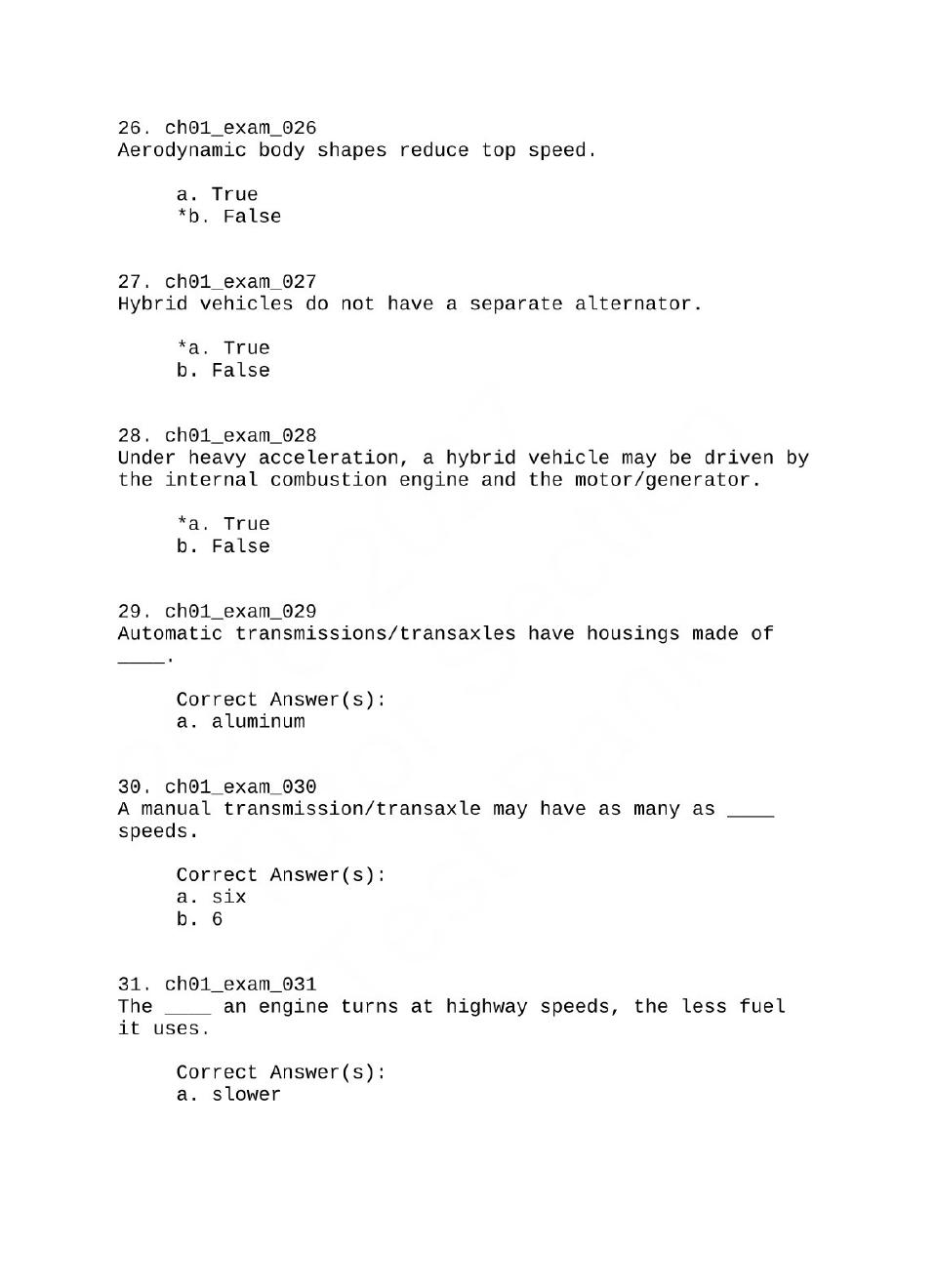 Preview page 7 of Auto Engine Performance and Drivability 5th Edition By Chris Johanson | Test Bank