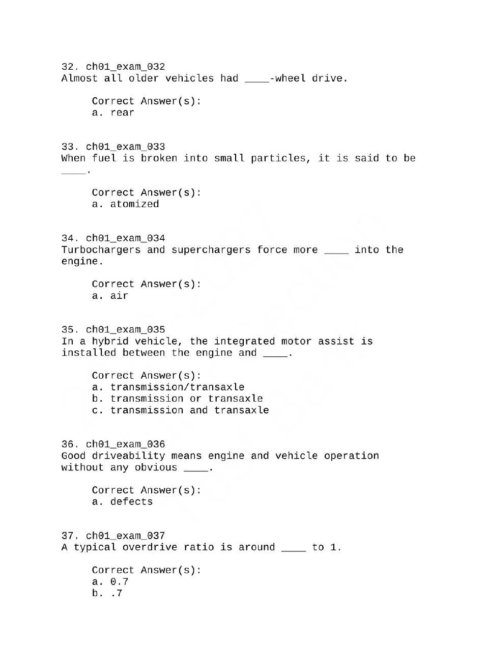 Preview page 8 of Auto Engine Performance and Drivability 5th Edition By Chris Johanson | Test Bank