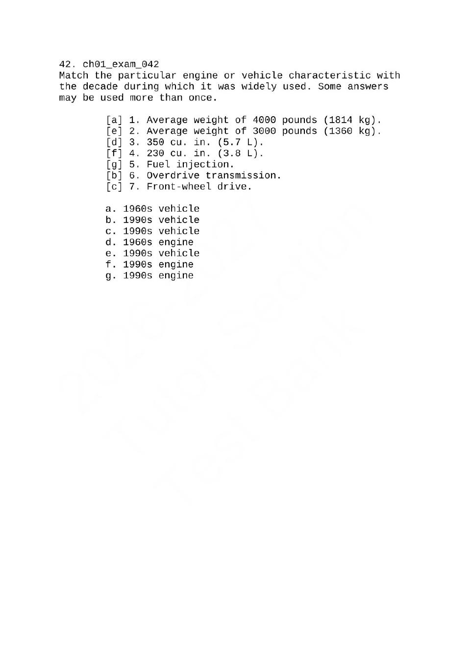 Preview page 10 of Auto Engine Performance and Drivability 5th Edition By Chris Johanson | Test Bank