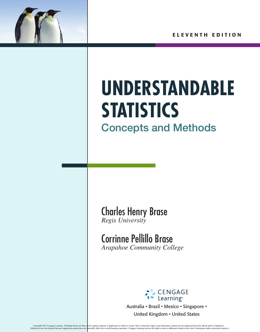 Preview page 5 of PDF(ebook) Understandable statistics concepts and methods, By Charles Henry Brase, Corrinne Pellillo Brase,11e