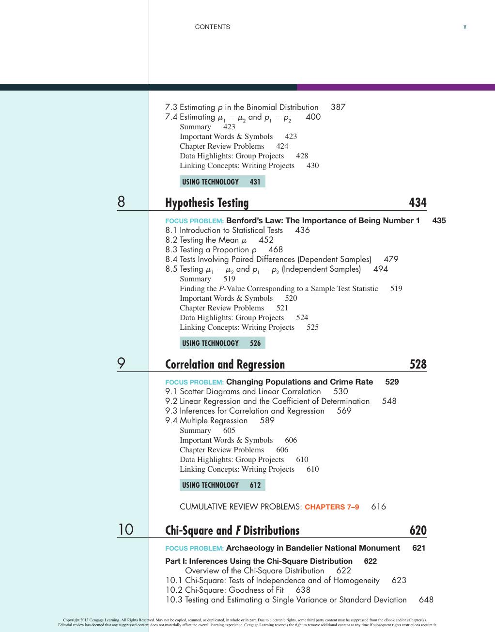 Preview page 10 of PDF(ebook) Understandable statistics concepts and methods, By Charles Henry Brase, Corrinne Pellillo Brase,11e