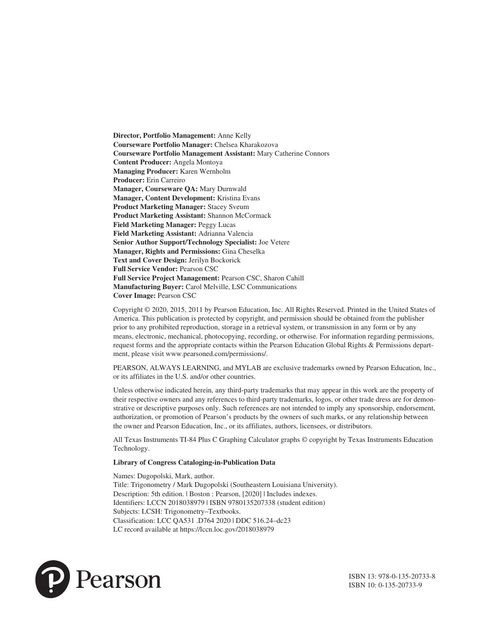 Preview page 6 of PDF(ebook) Trigonometry, By Mark Dugopolski,5e