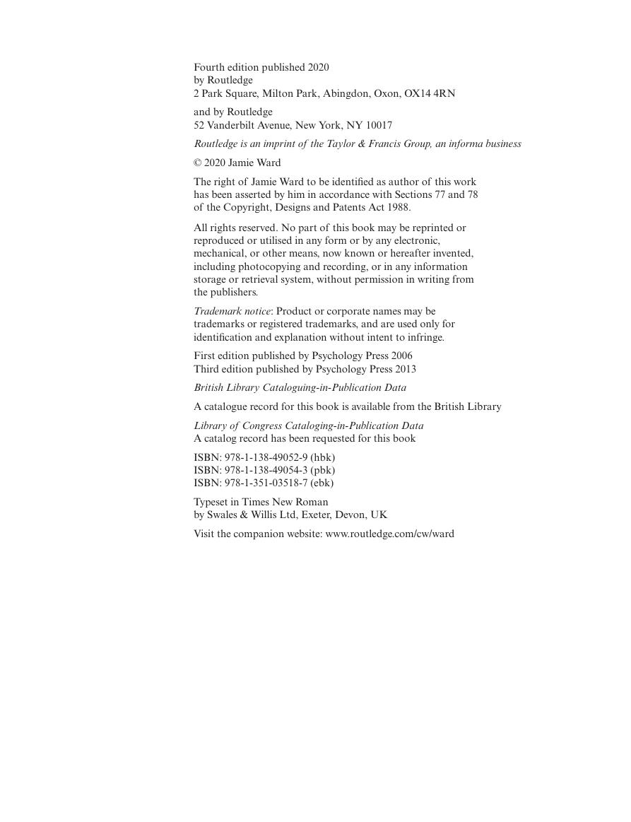 Preview page 5 of PDF(ebook) The Student's Guide to Cognitive Neuroscience, By Jamie Ward,4e