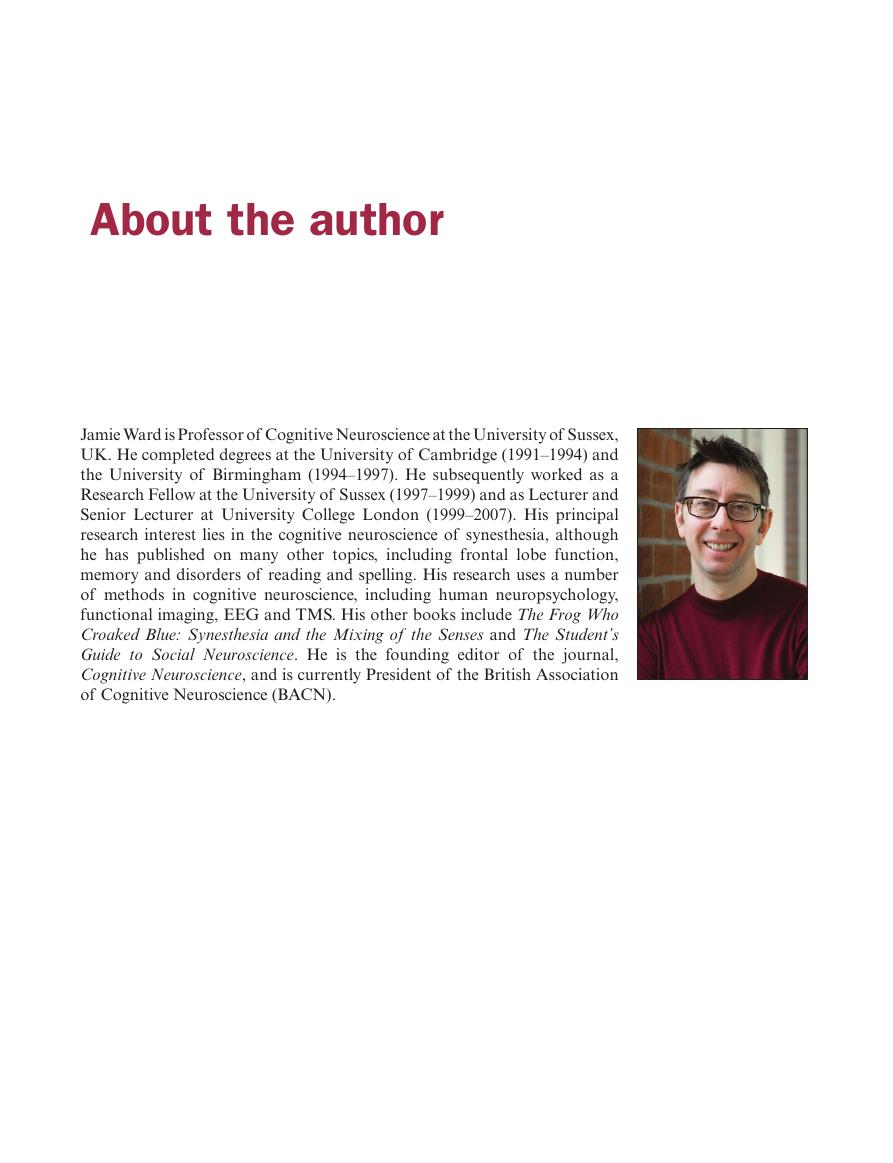Preview page 10 of PDF(ebook) The Student's Guide to Cognitive Neuroscience, By Jamie Ward,4e