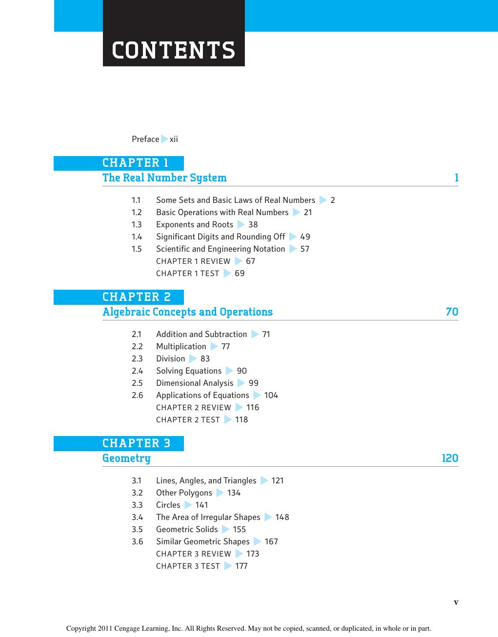 Preview page 9 of PDF(ebook) Technical Mathematics 4th edition By John Peterson