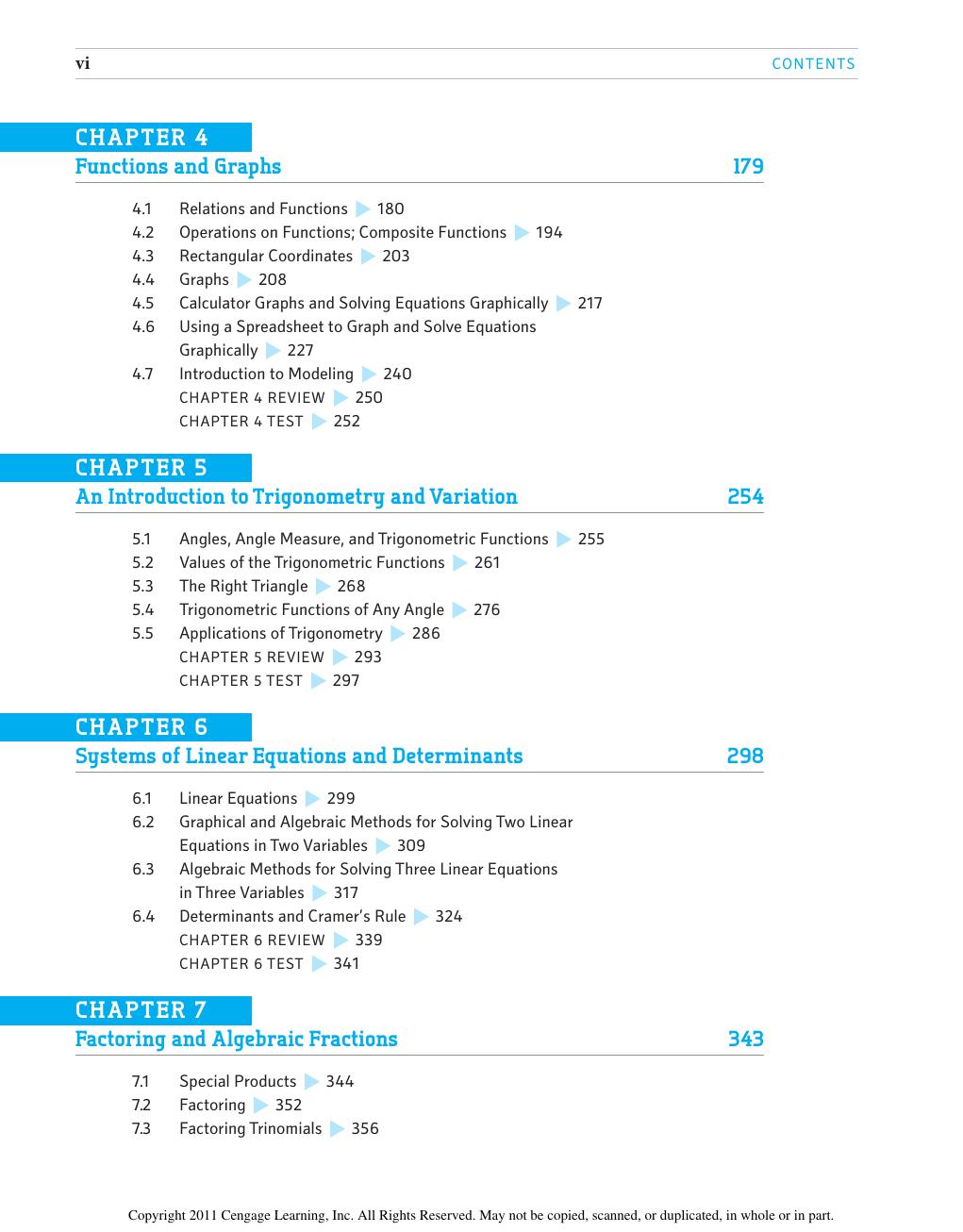 Preview page 10 of PDF(ebook) Technical Mathematics 4th edition By John Peterson