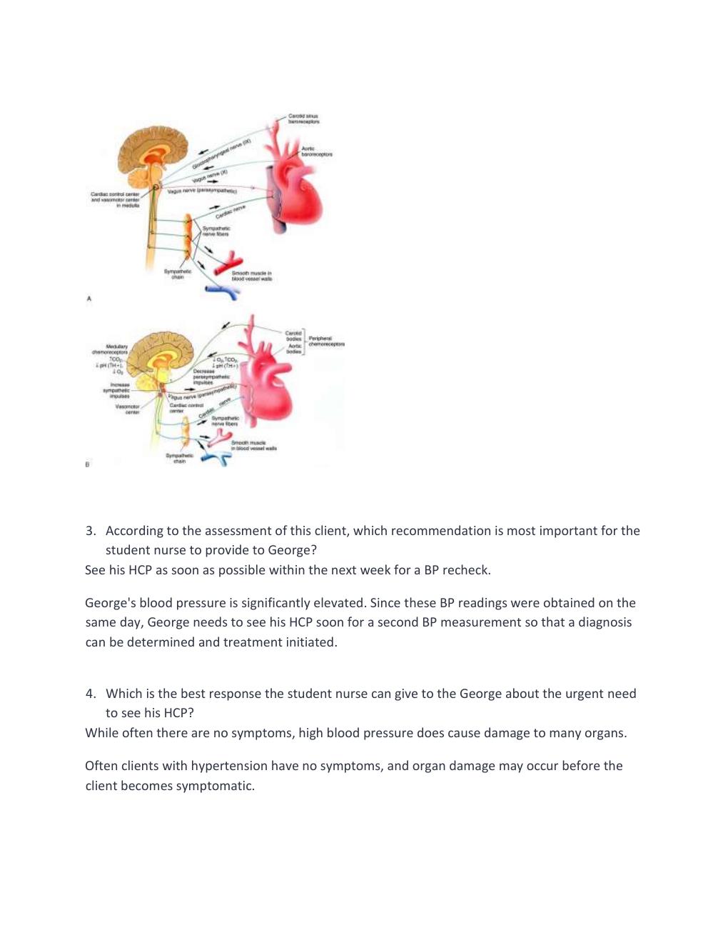 Preview page 3 of HYPERTENSION CASE STUDY QUESTIONS WITH CORRECT ANSWERS