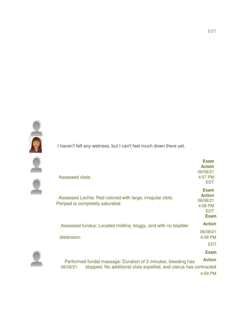 Preview page 3 of FOCUSED ASSESSMENT POSTPARTUM SYLVIA HERNANDEZ