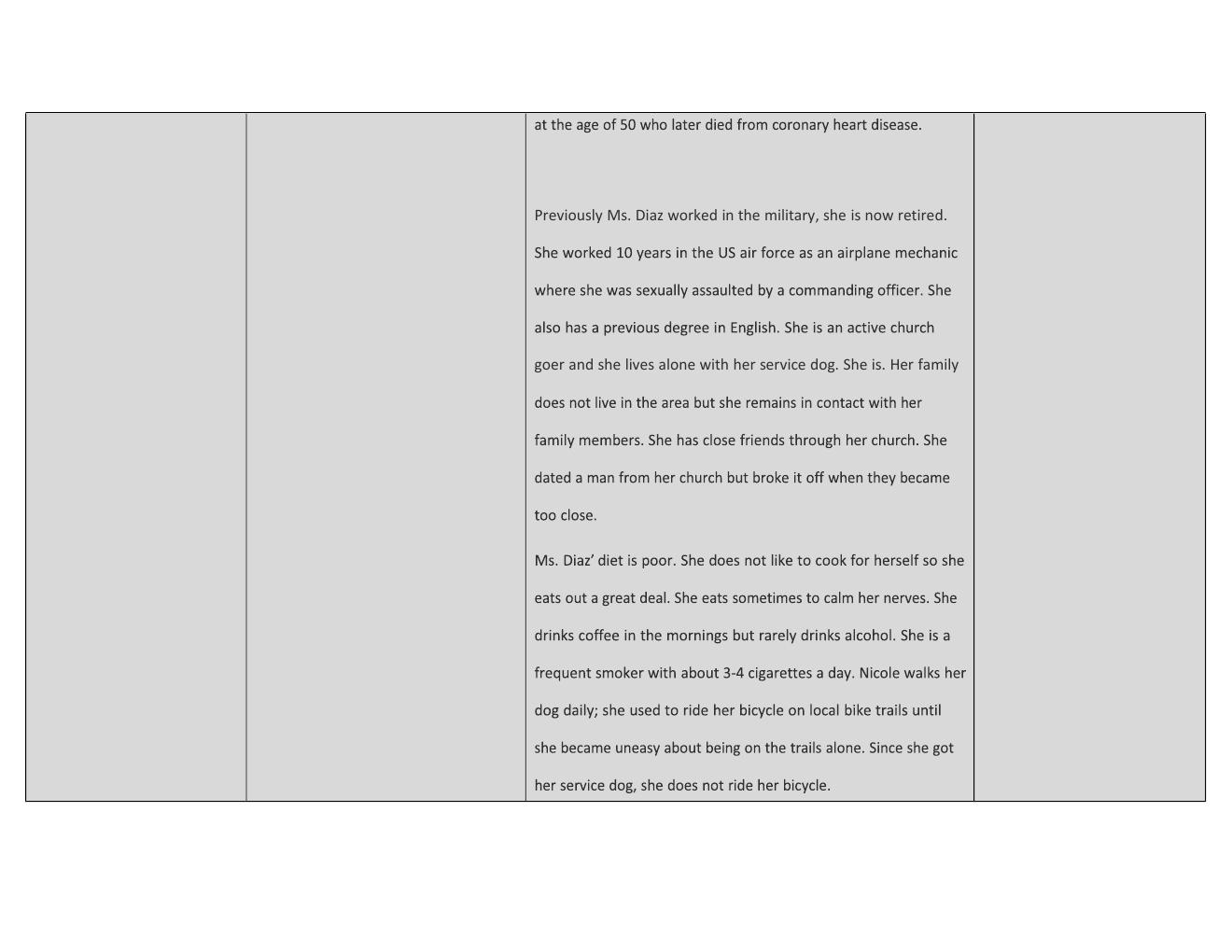 Preview page 2 of NICOLE DIAZ PTSD CARE PLAN