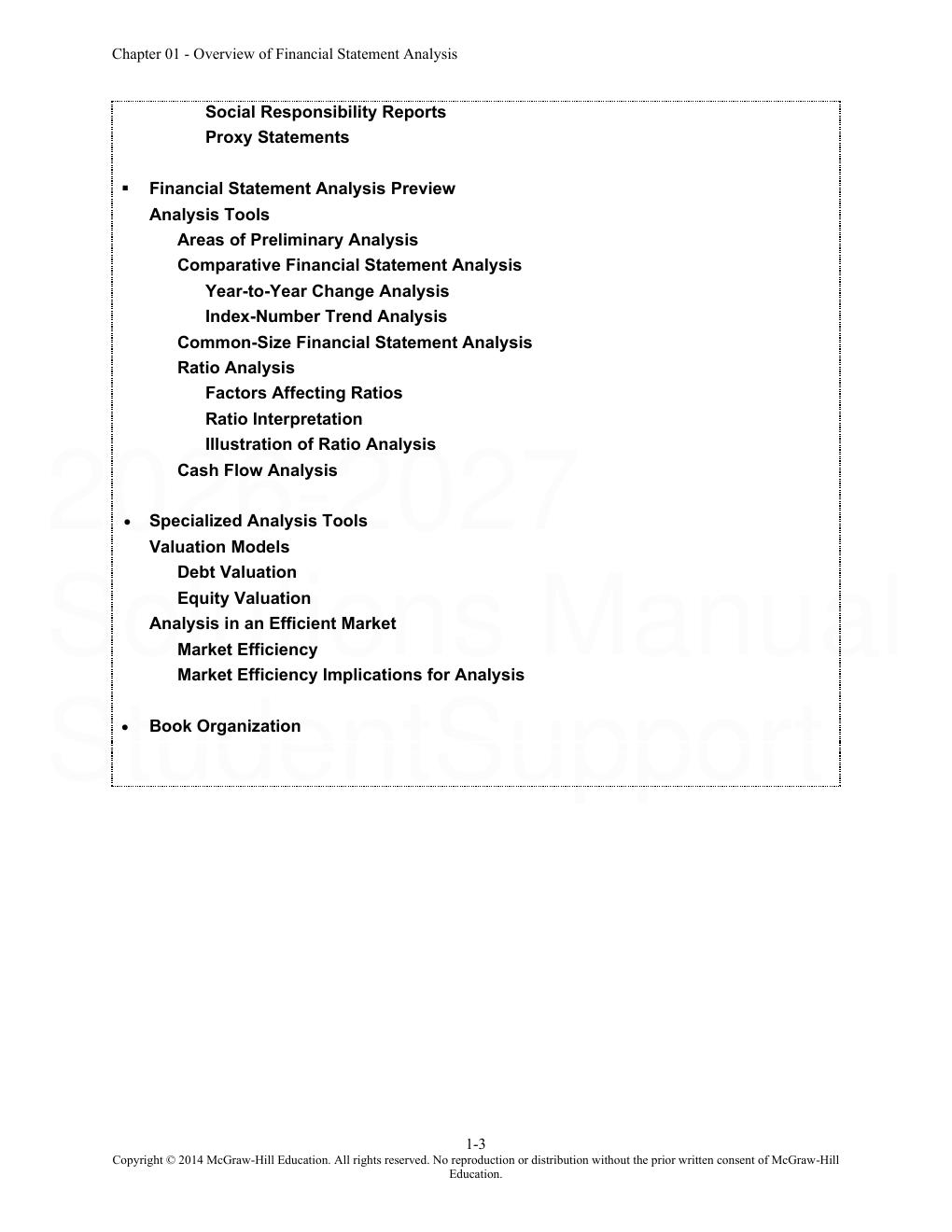 Preview page 4 of Financial Statement Analysis 11th Edition By Subramanyam, John Wild | Solutions Manual