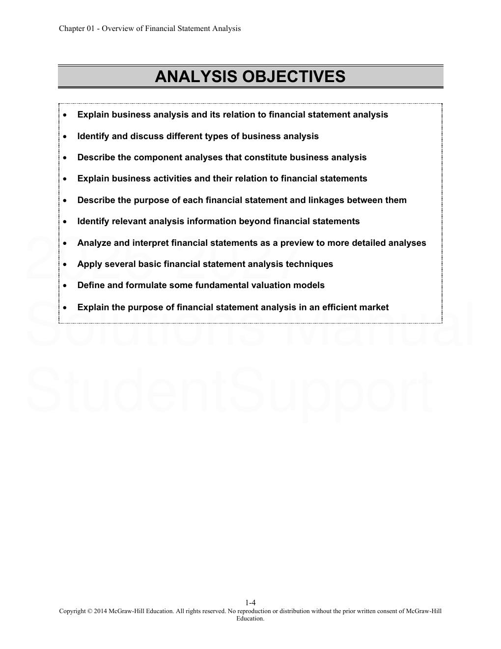 Preview page 5 of Financial Statement Analysis 11th Edition By Subramanyam, John Wild | Solutions Manual