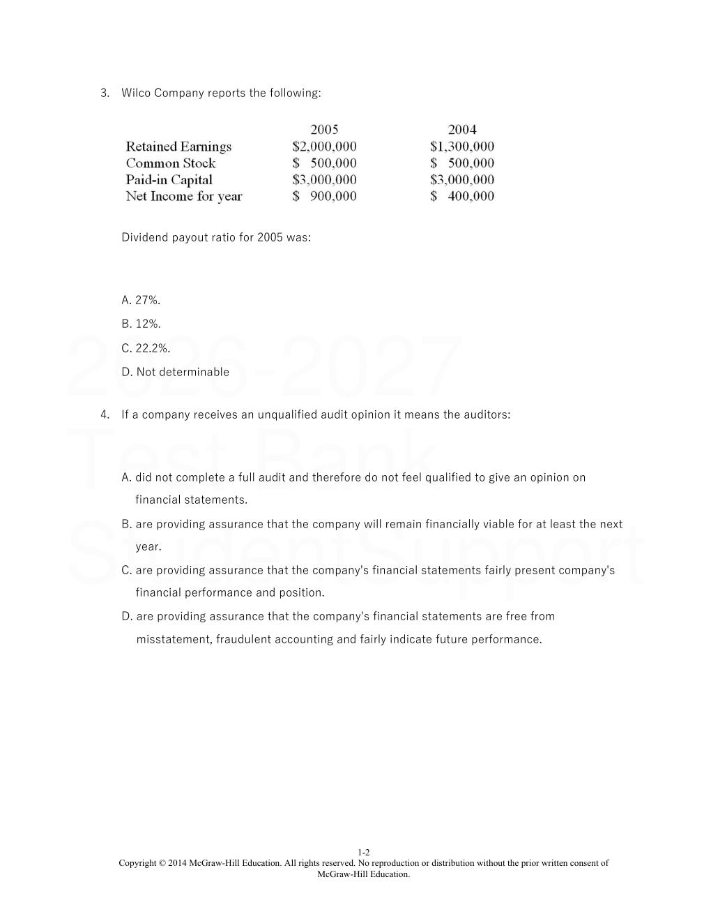 Preview page 3 of Financial Statement Analysis 11th Edition By Subramanyam, John Wild | Test Bank