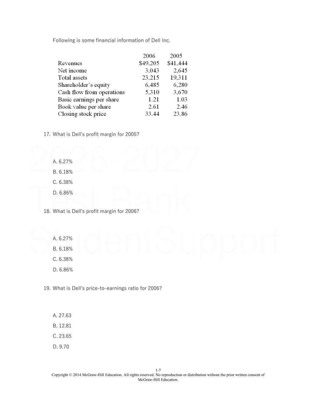 Preview page 8 of Financial Statement Analysis 11th Edition By Subramanyam, John Wild | Test Bank
