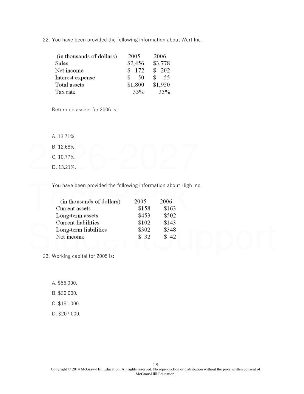 Preview page 10 of Financial Statement Analysis 11th Edition By Subramanyam, John Wild | Test Bank