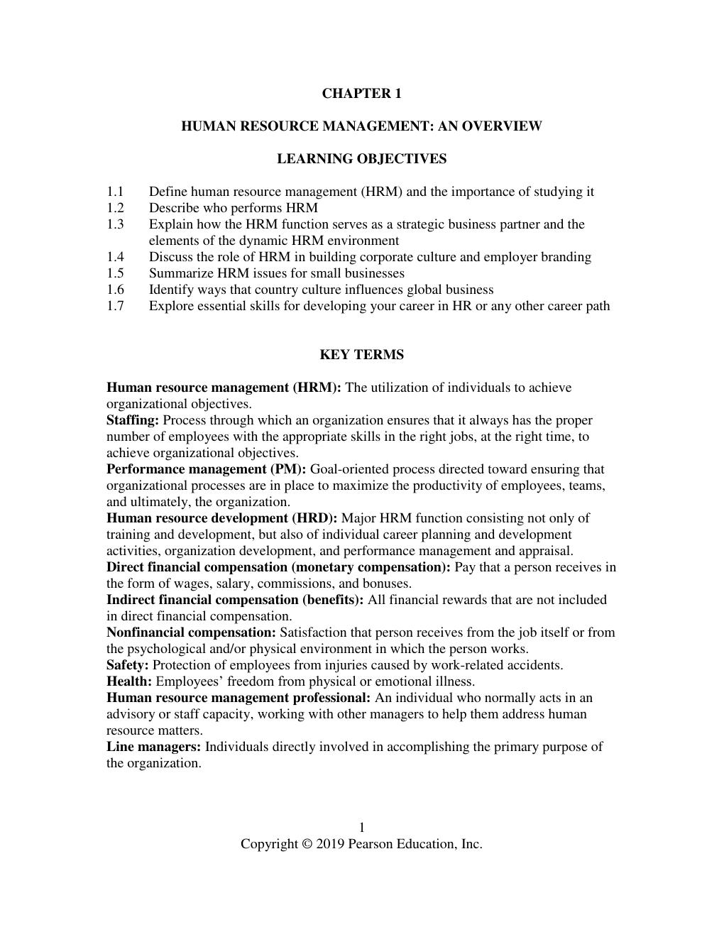 Preview page 3 of Human Resource Management 15th Edition By Joseph Martocchio | Instructor Manual