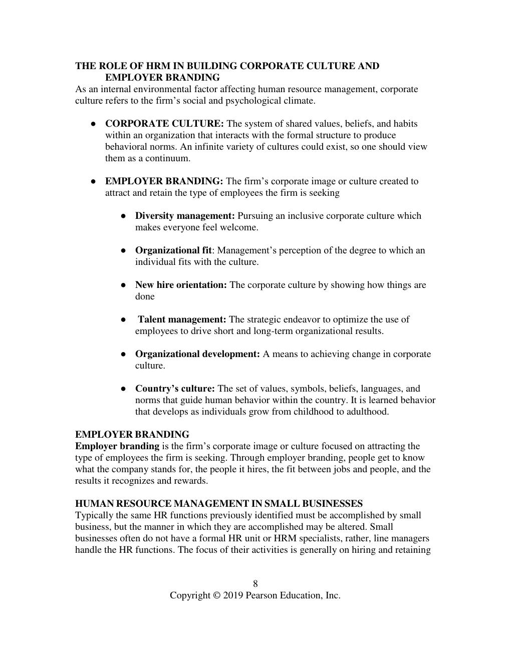 Preview page 10 of Human Resource Management 15th Edition By Joseph Martocchio | Instructor Manual