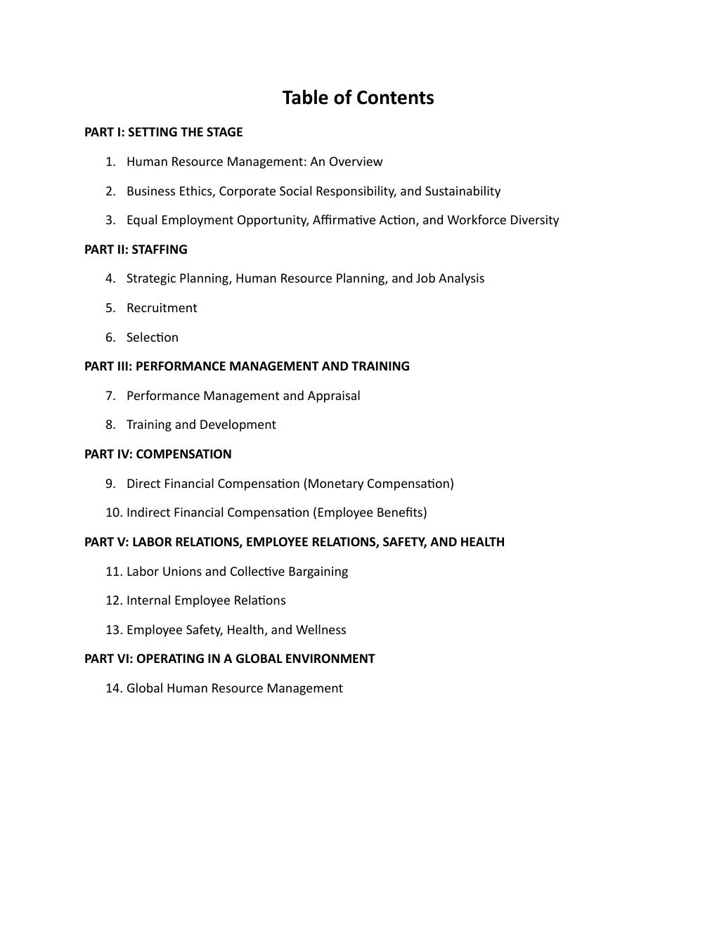 Preview page 2 of Human Resource Management 15th Edition By Joseph Martocchio | Test Bank