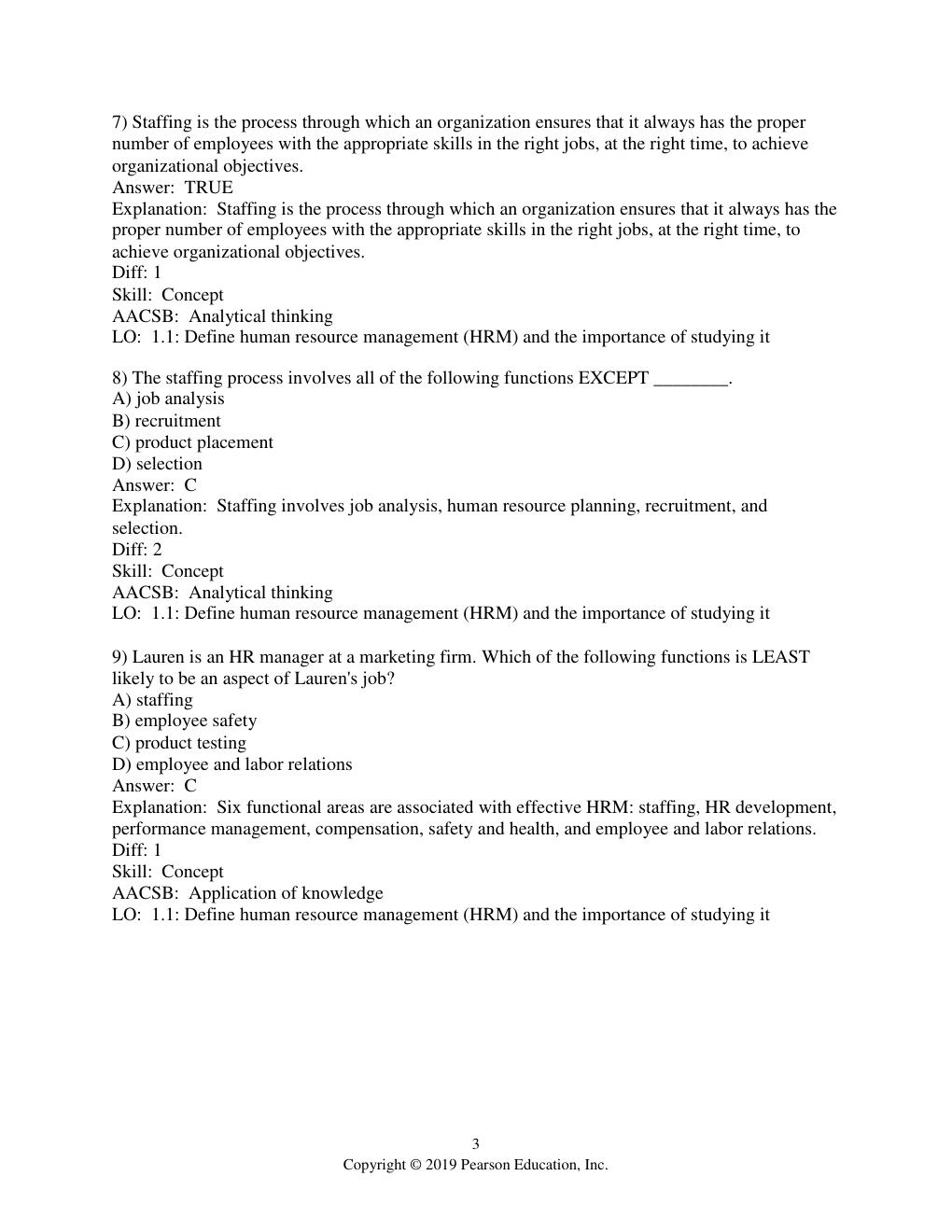 Preview page 5 of Human Resource Management 15th Edition By Joseph Martocchio | Test Bank
