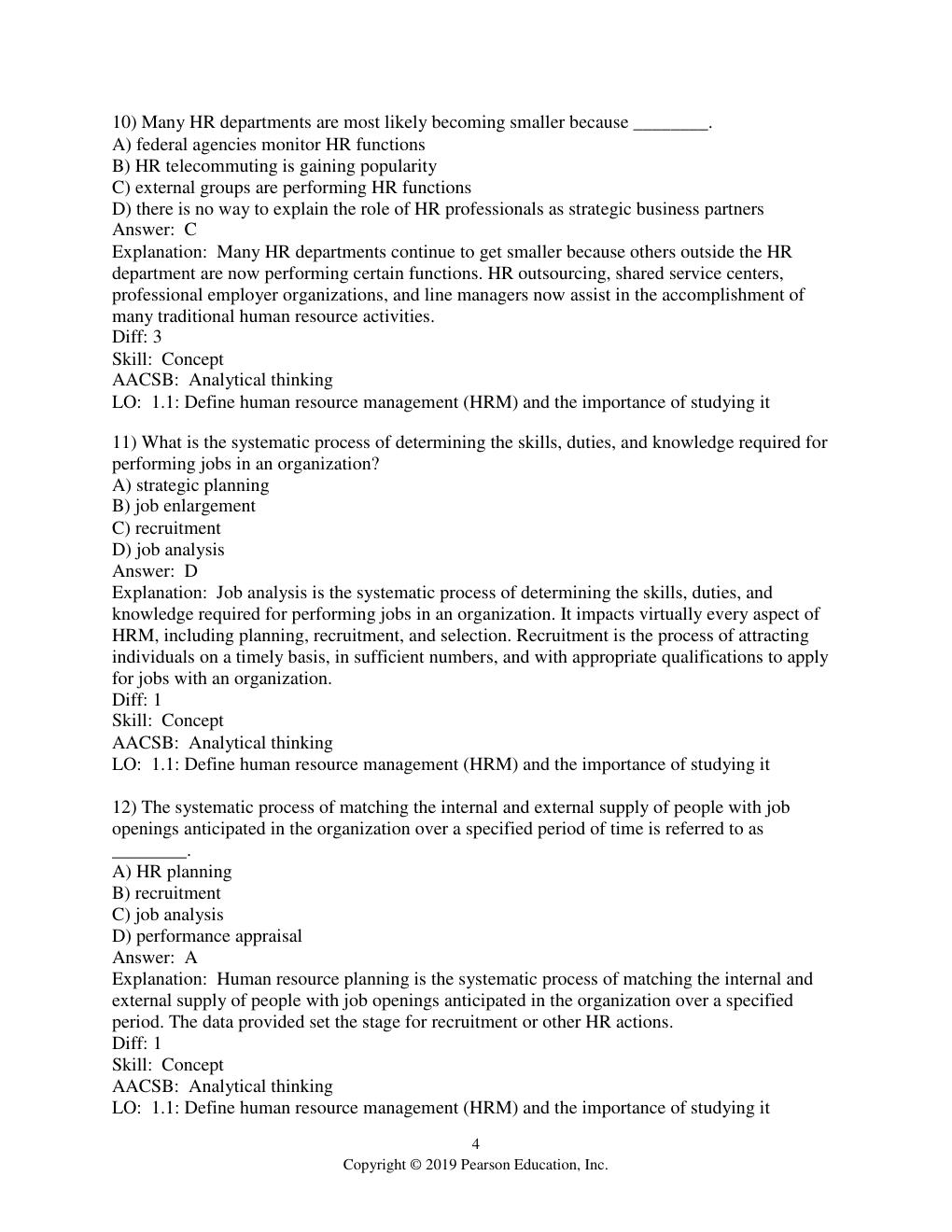 Preview page 6 of Human Resource Management 15th Edition By Joseph Martocchio | Test Bank