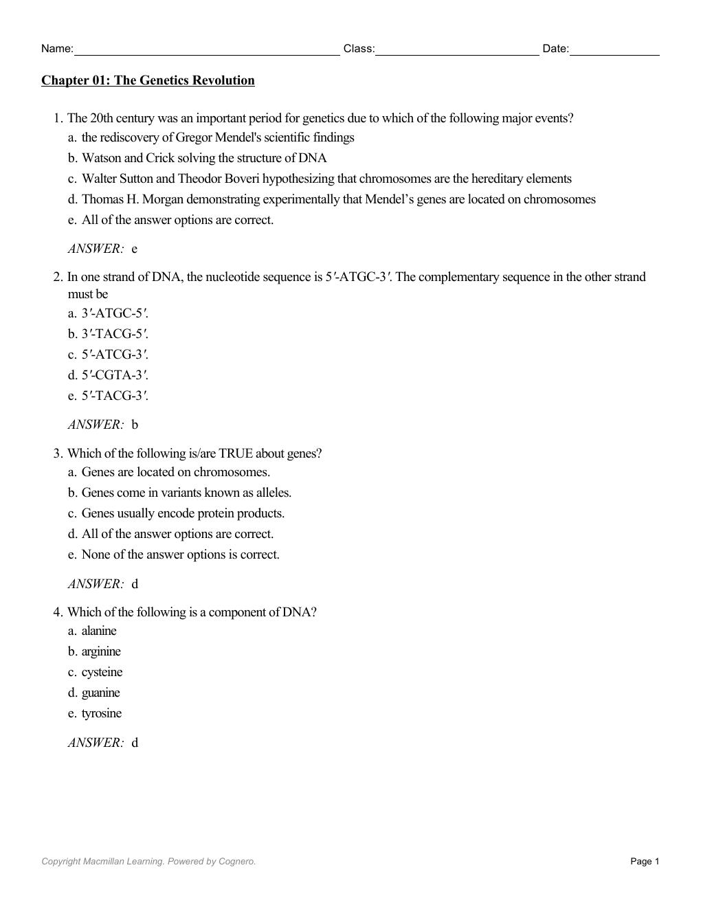 Preview page 3 of Introduction to Genetic Analysis (Digital Update) 12th Edition By Anthony Griffiths, John Doebley, Catherine Peichel, Da
