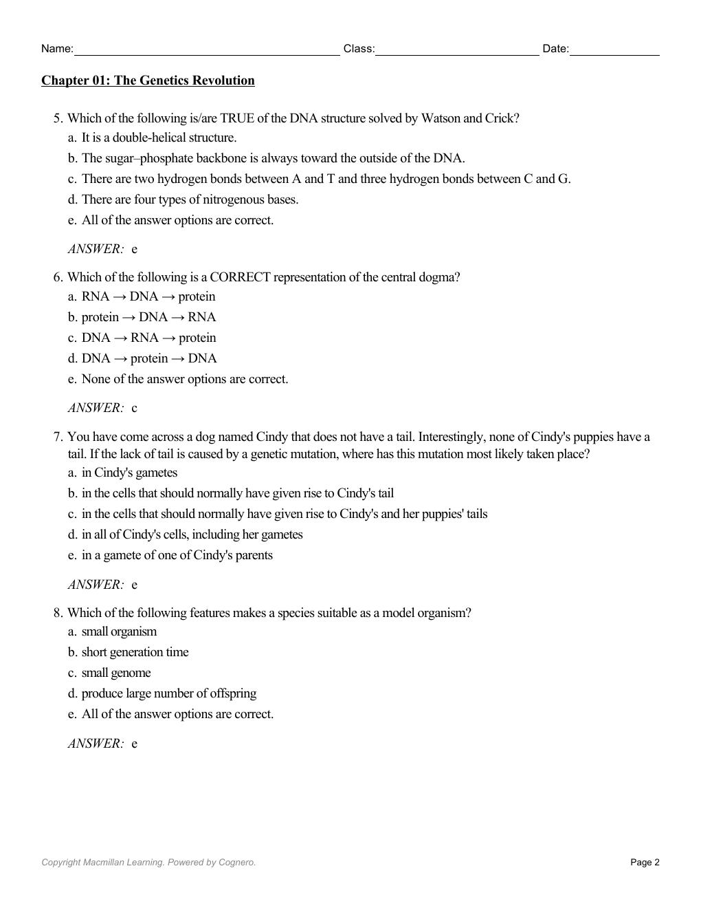 Preview page 4 of Introduction to Genetic Analysis (Digital Update) 12th Edition By Anthony Griffiths, John Doebley, Catherine Peichel, Da