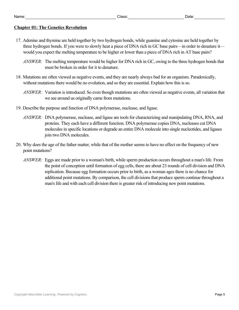 Preview page 7 of Introduction to Genetic Analysis (Digital Update) 12th Edition By Anthony Griffiths, John Doebley, Catherine Peichel, Da