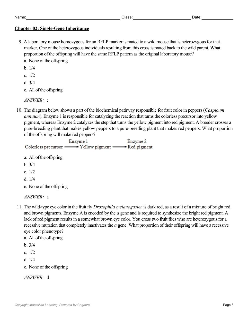 Preview page 10 of Introduction to Genetic Analysis (Digital Update) 12th Edition By Anthony Griffiths, John Doebley, Catherine Peichel, Da