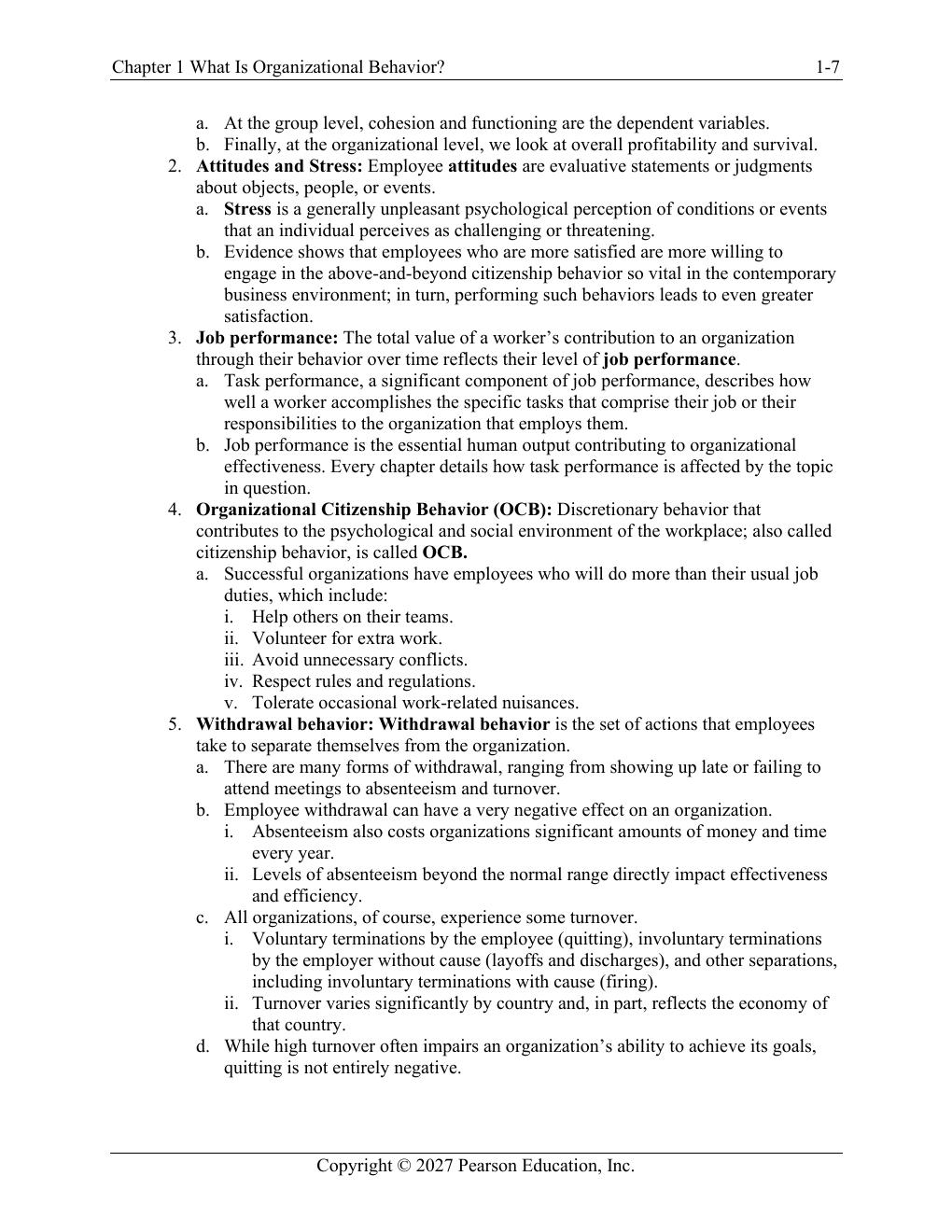 Preview page 10 of Organizational Behavior 20th Edition By Stephen Robbins, Timothy Judge | Instructor Manual