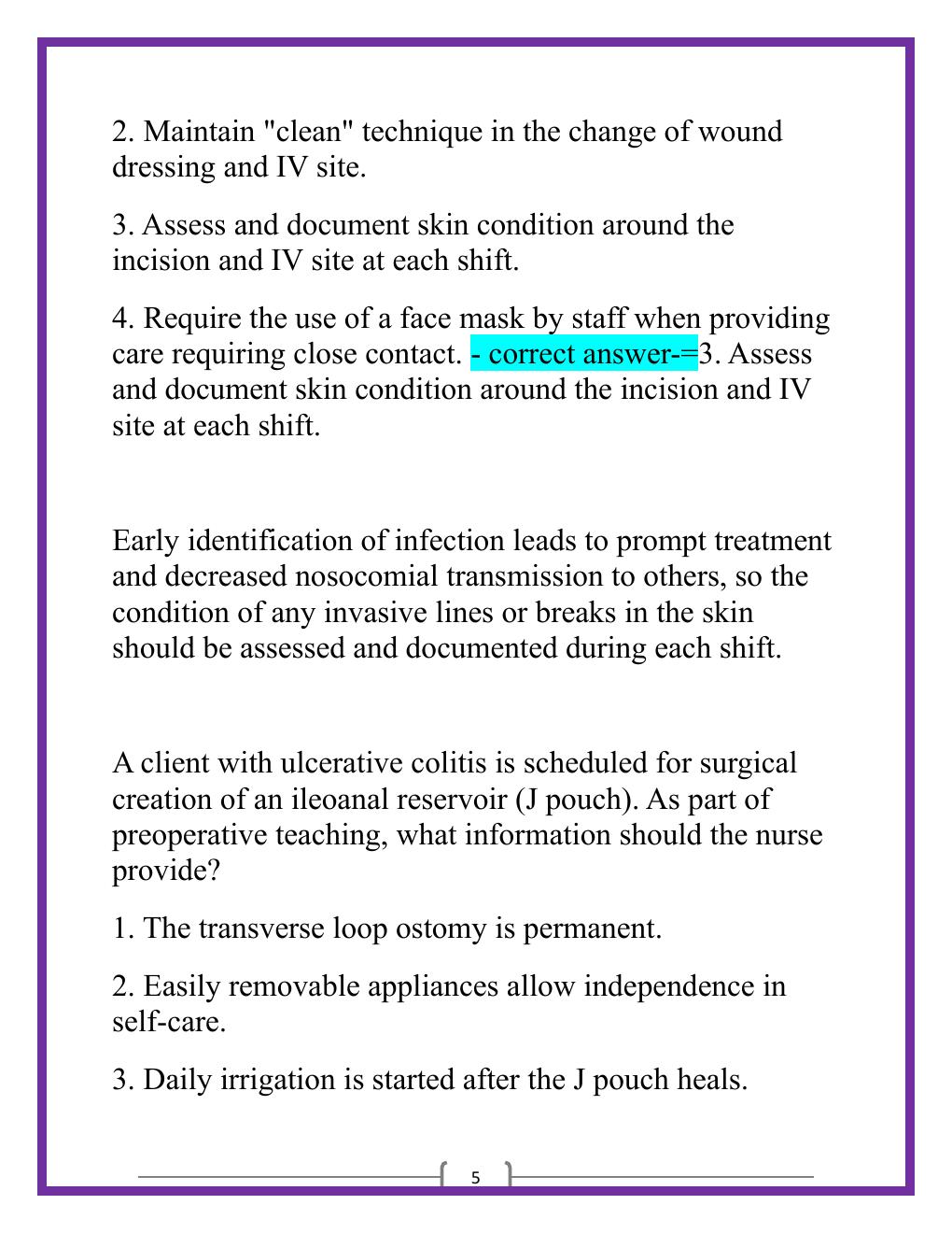 Preview page 5 of HESI Comprehensive Exit Exam 1