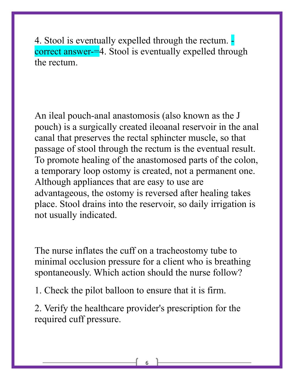 Preview page 6 of HESI Comprehensive Exit Exam 1